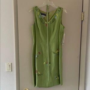 Vintage dress with beads, embroidery